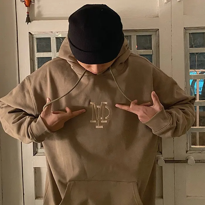 Unisex Cotton Pullover Hoodies Manufacturer Puff Printing Custom Heavyweight hoodie - view 5