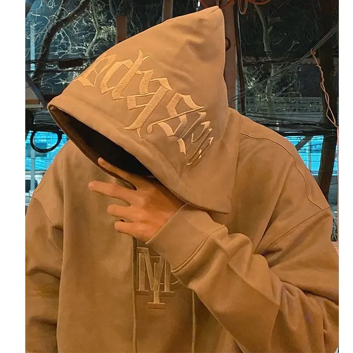 Unisex Cotton Pullover Hoodies Manufacturer Puff Printing Custom Heavyweight hoodie - view 6