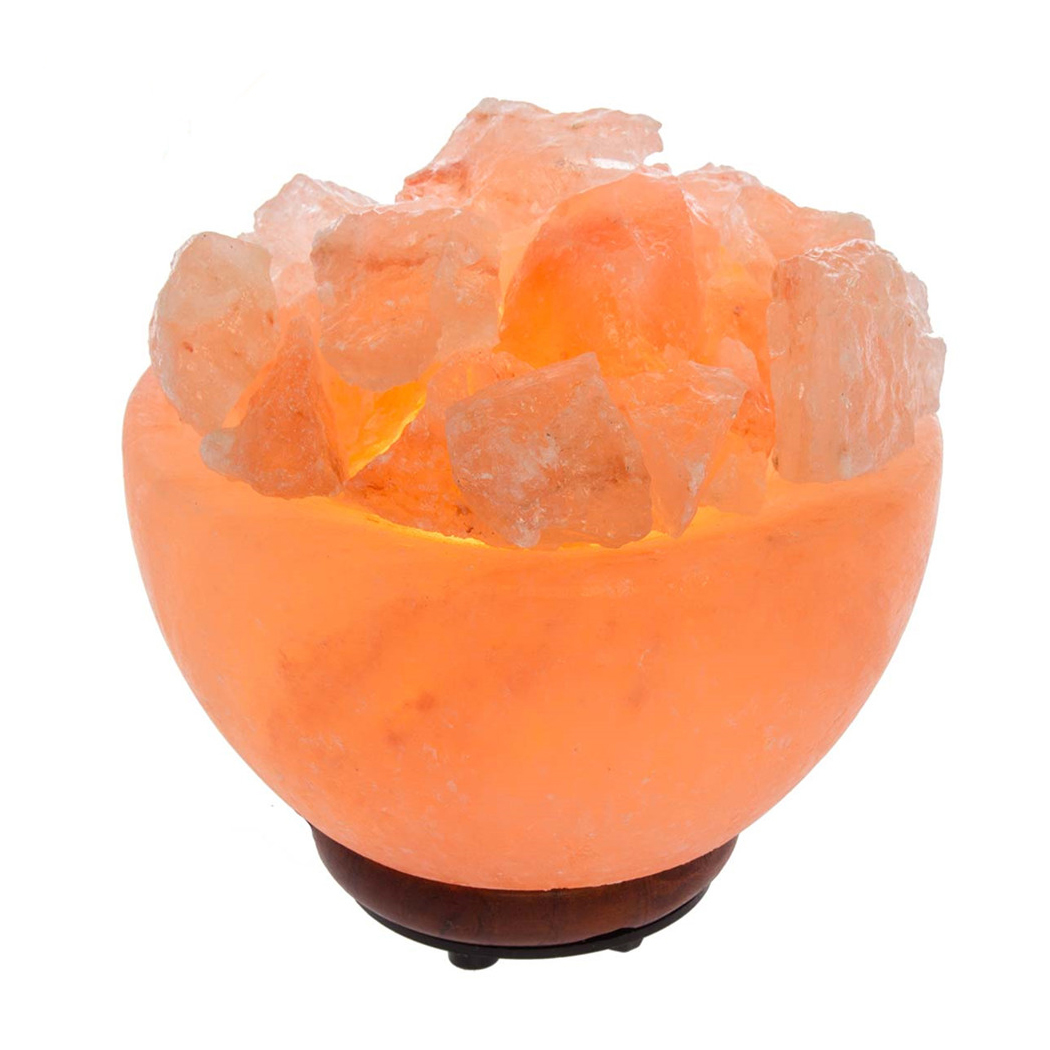 New Product OEM Wholesale LED Hand made Stone Natural Rock Relax aromatherapy Himalaya Salt Lamp - view 7
