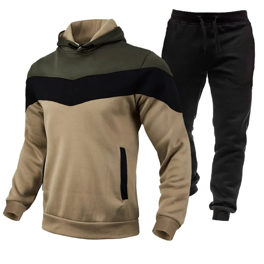 New Design Gym Tracksuit For men Hot Sale Customized Men Sportswear Casual Winter Running Suits 