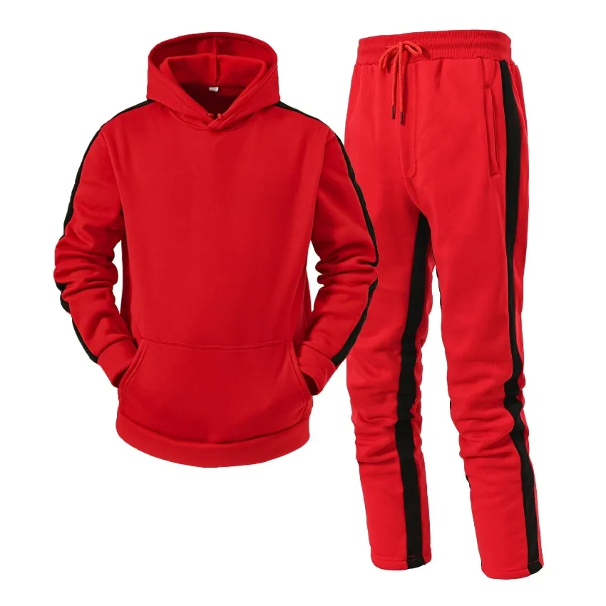 Pakistan Factory Custom logo men track Suits Private label jogger sets Knit cotton Premium  - view 3
