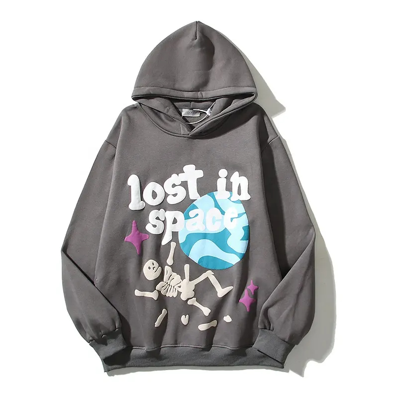  OEM Men Sweatshirt 100% Cotton 3d Printing Blank Hoodies High Quality Custom Logo
