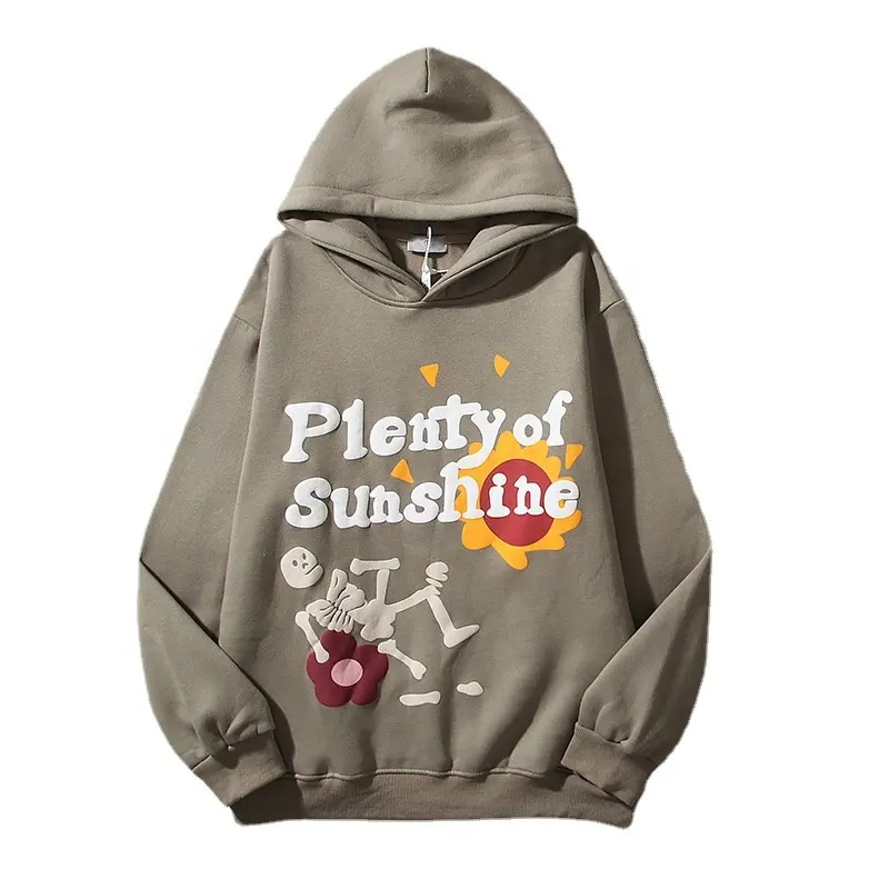 OEM Men Sweatshirt 100% Cotton 3d Printing Blank Hoodies High Quality Custom Logo - view 2