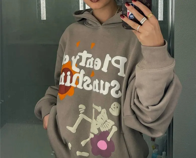 OEM Men Sweatshirt 100% Cotton 3d Printing Blank Hoodies High Quality Custom Logo - view 4