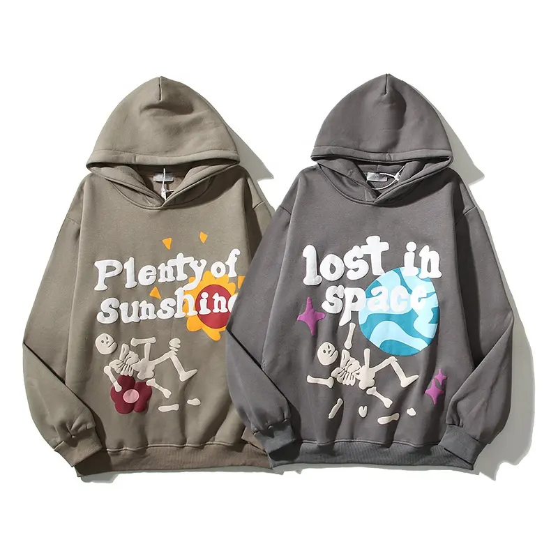 OEM Men Sweatshirt 100% Cotton 3d Printing Blank Hoodies High Quality Custom Logo - view 5