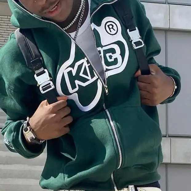 Slim Fit Casual Wear Puff Printing Hoodies Online Available Puff Printing Hoodies For Men - view 2