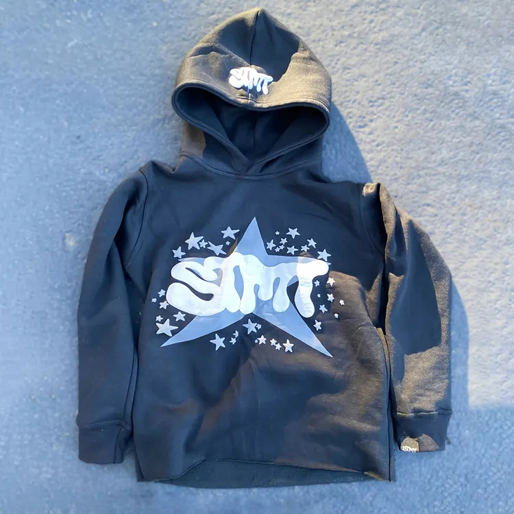 Customized Puff Printed Men Hoodie Sweatshirt Classic Style Pullover Puff Printing men's hoodies - view 2