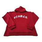 Pullover Plain Bulk Hoodie Manufacturers Heavyweight No String Cotton French Terry Raw Hem hoodie  - view 3
