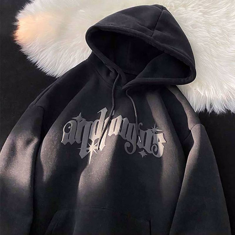 Custom streetwear hip hop 100% cotton heavy weight puff print hoodie pullover hoodie - view 2