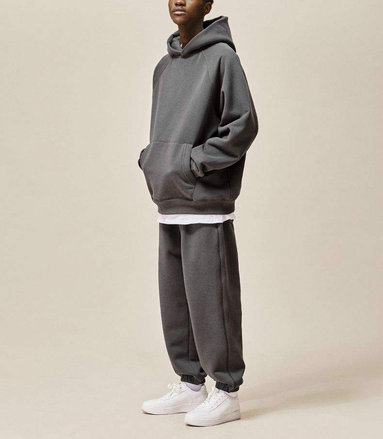 Pakistan factory custom logo men track suits private label jogger sets knit cotton premium tech - view 3