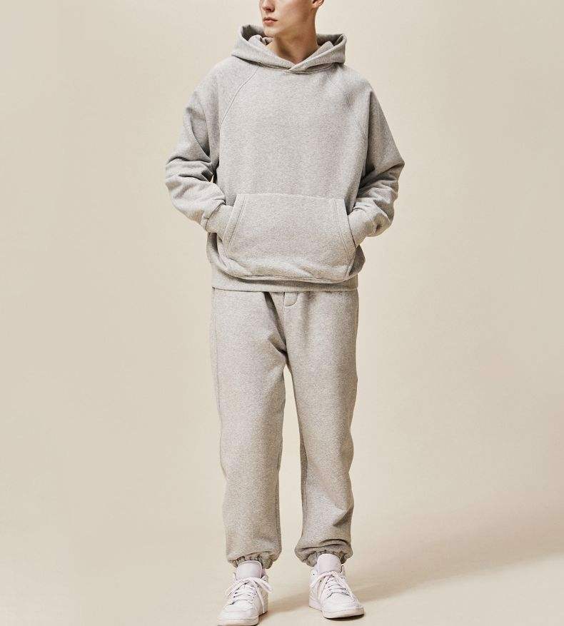 Pakistan factory custom logo men track suits private label jogger sets knit cotton premium tech - view 4