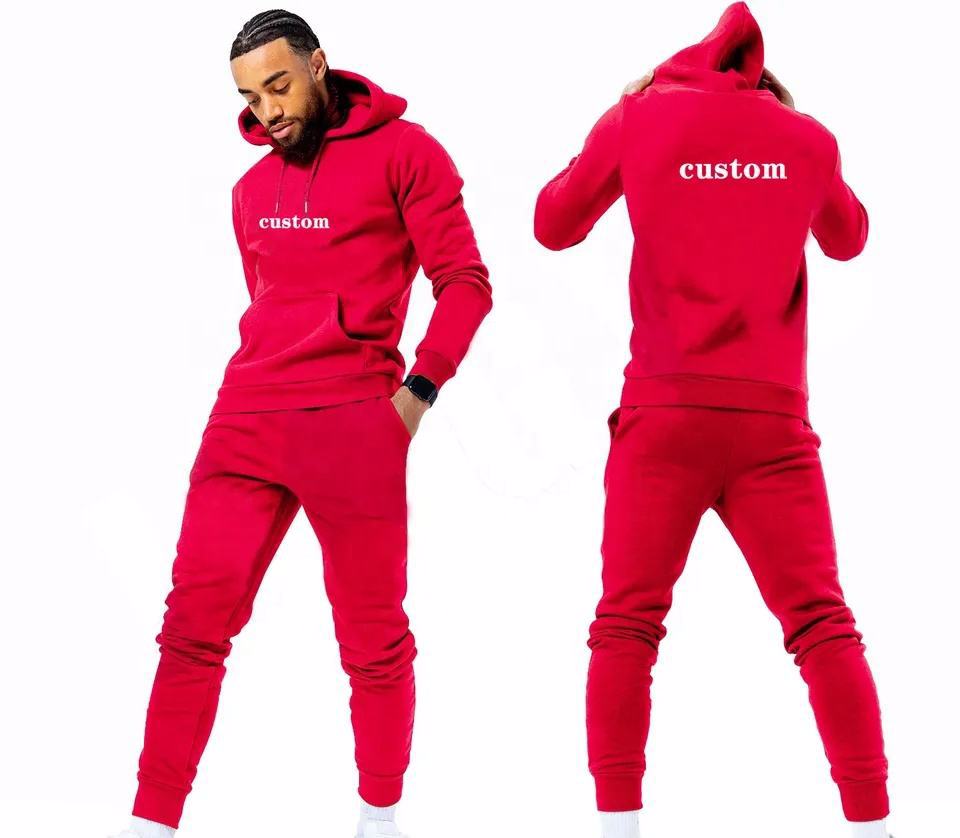 High Quality Custom Winter Waterproof Track Suits Men Two Piece Sport Tracksuit Leather Sweatsuit - view 3