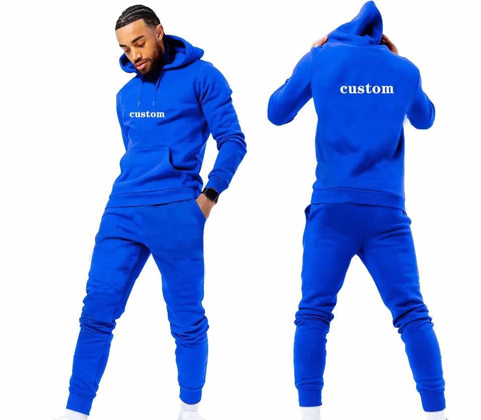 High Quality Custom Winter Waterproof Track Suits Men Two Piece Sport Tracksuit Leather Sweatsuit - view 4