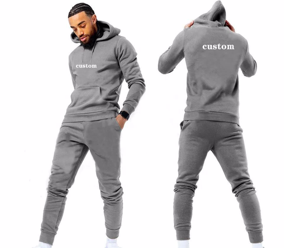 High Quality Custom Winter Waterproof Track Suits Men Two Piece Sport Tracksuit Leather Sweatsuit - view 6