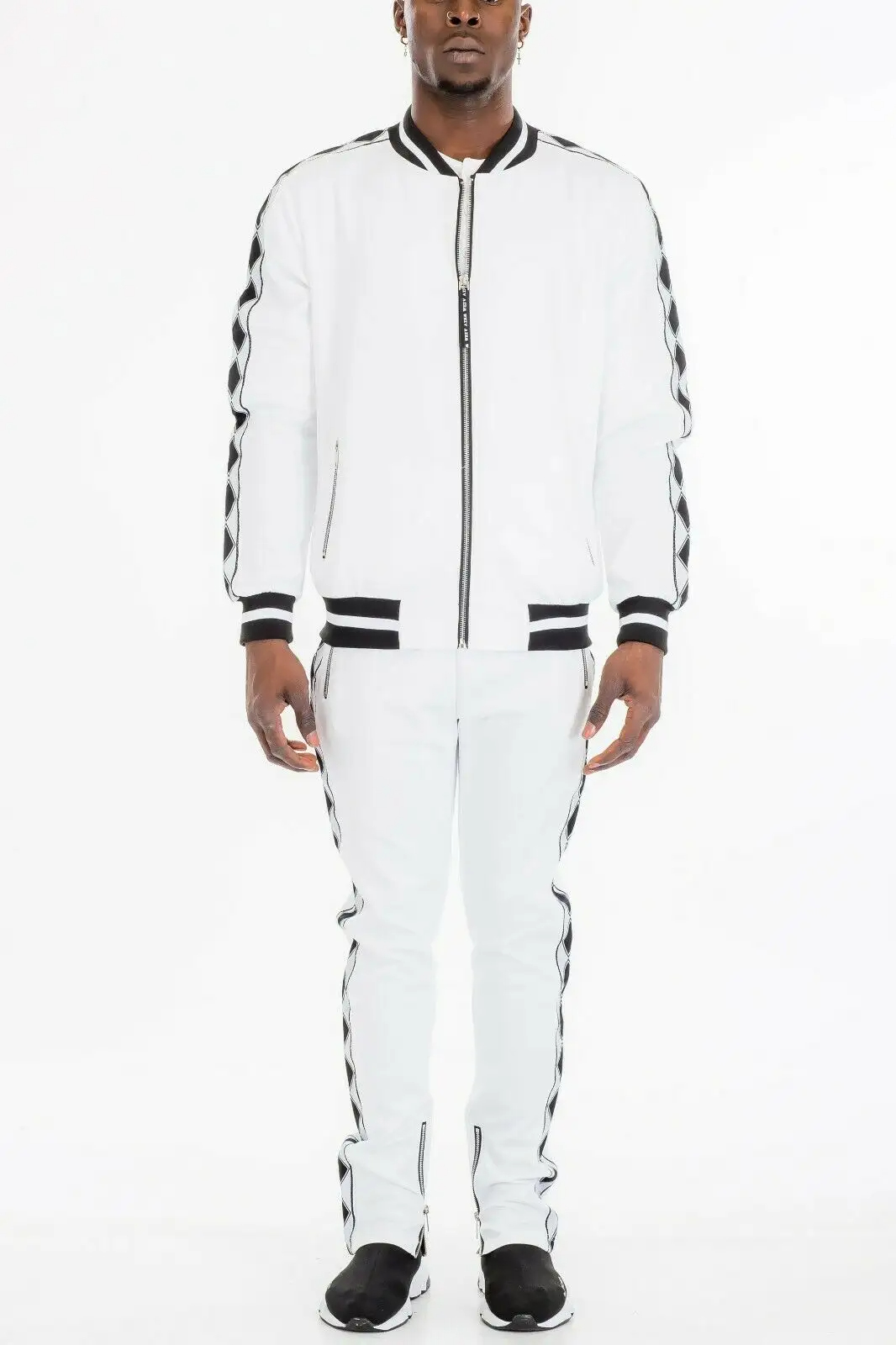 Men Sportswears Gym Fitness Tech Fleece Training Tracksuits Two Piece Set Tracksuit Jogging Suit - view 4