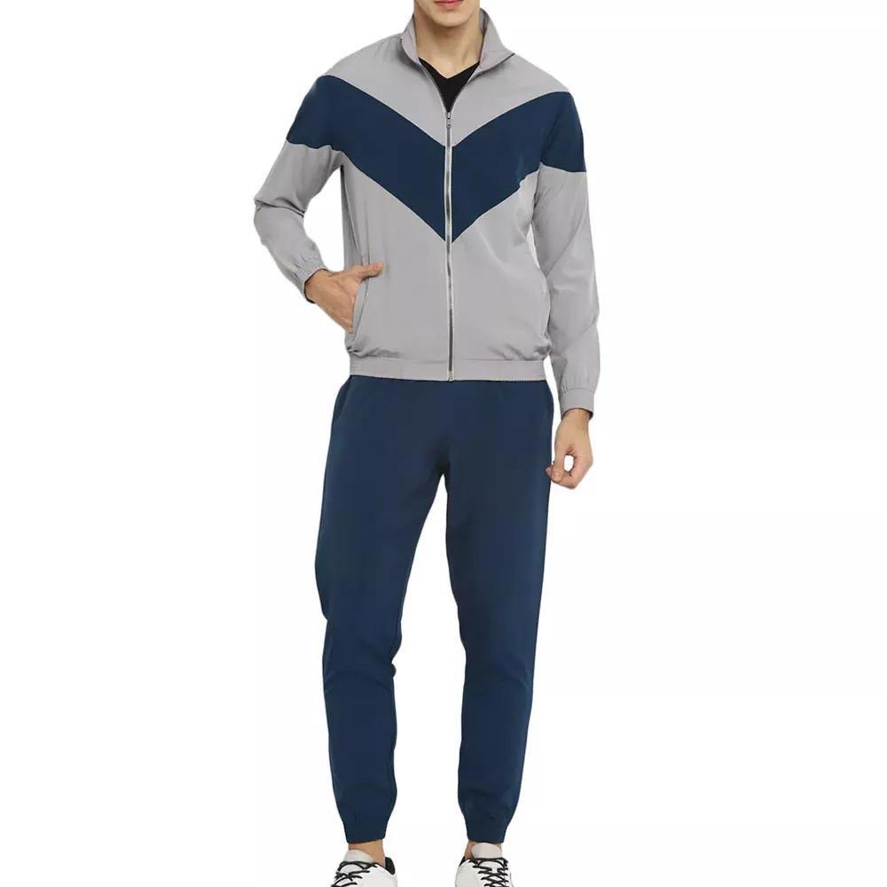 Pakistan factory custom logo men track suits private label jogger sets knit cotton premium