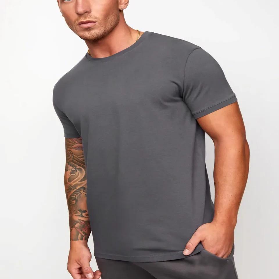 2024 Training Fitness Clothing Muscle Running Workout men Gym wear Sport T Shirts - view 6