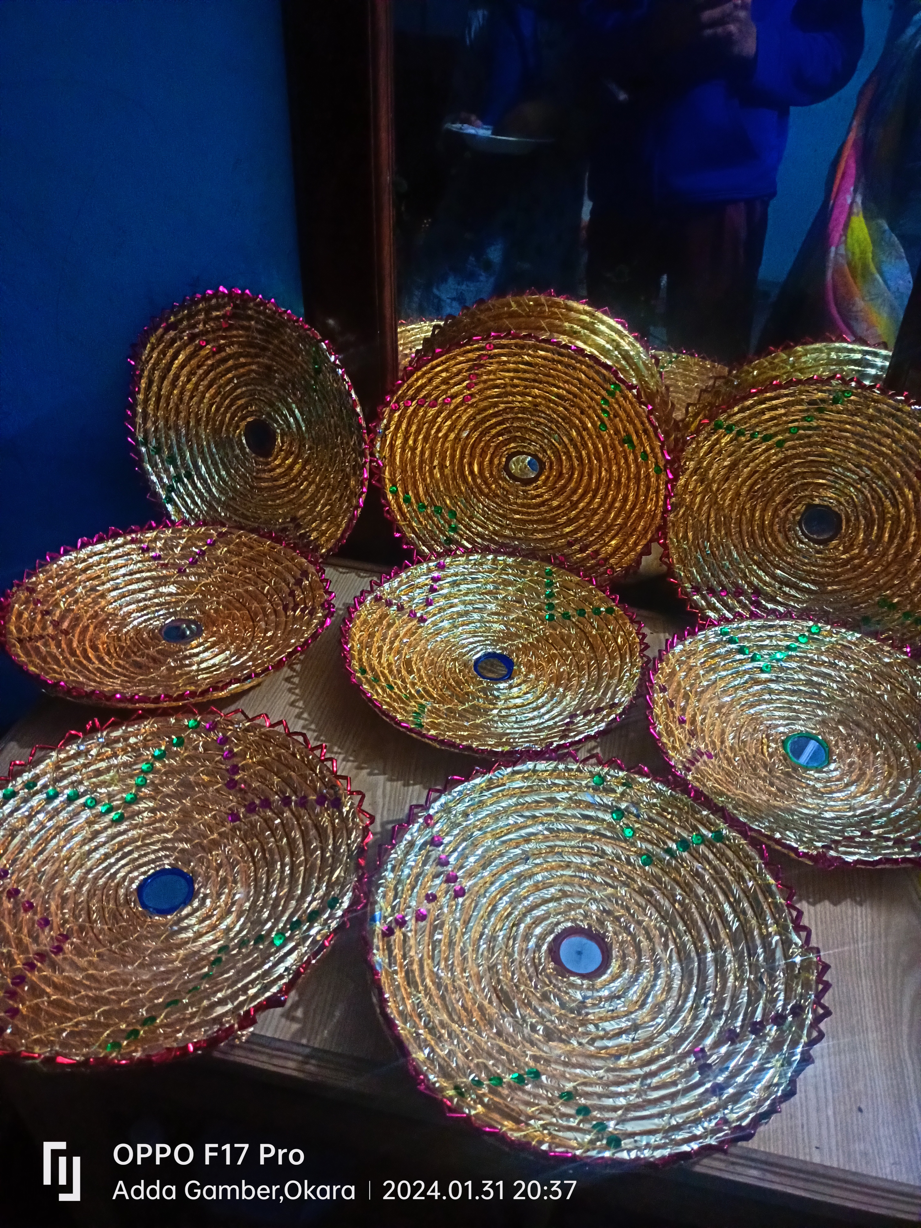 Handicraft Changair Traditional Home Decor (Pack of 2)