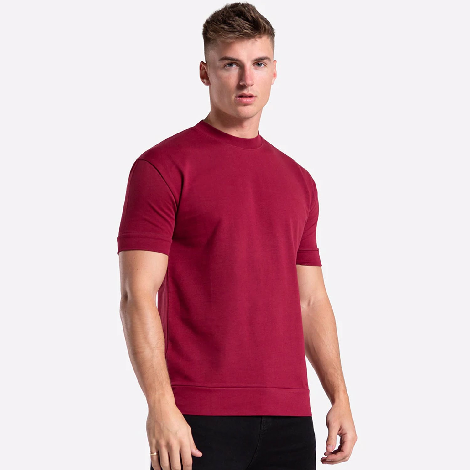 Quality Wholesale Manufacturer Sport Bodybuilding Man T-Shirt Short Sleeve Slim Fit Custom - view 6