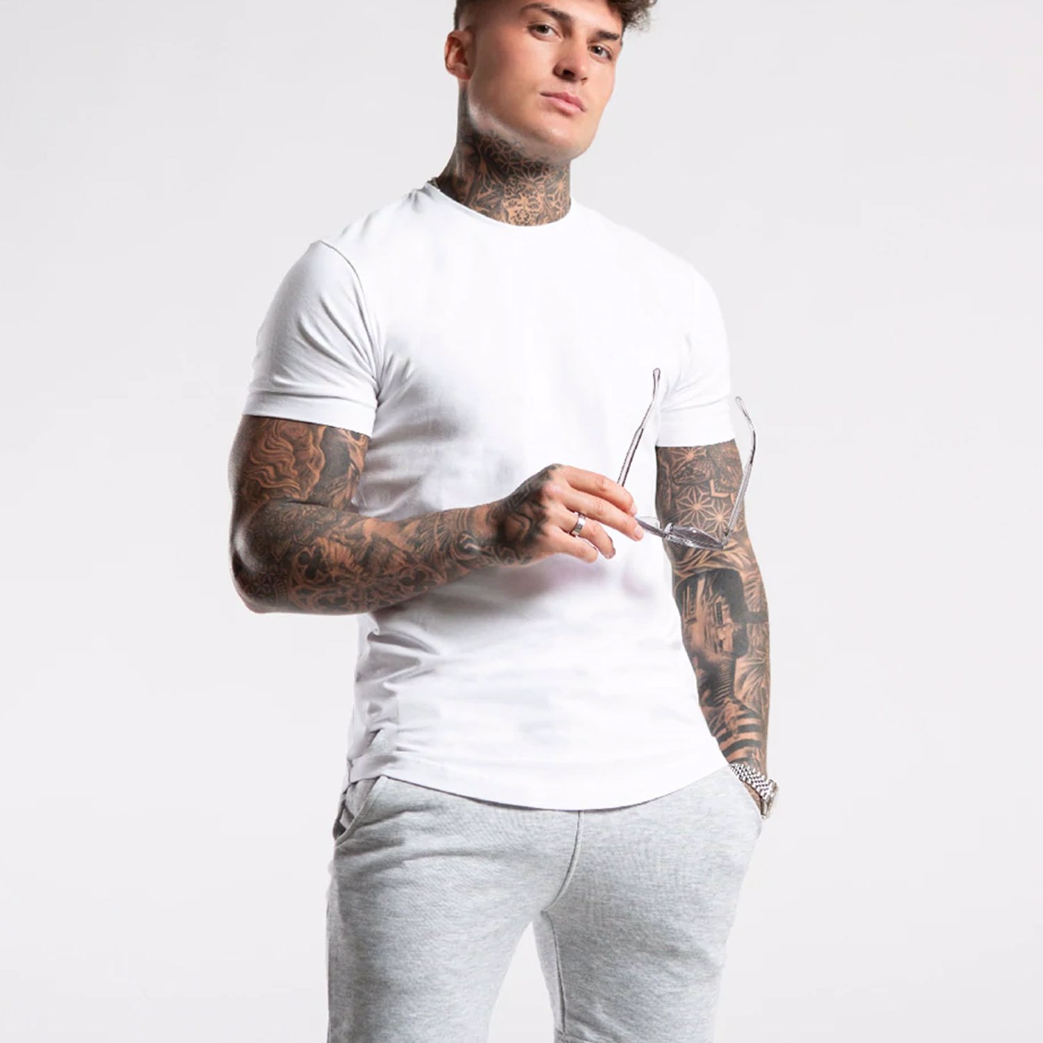 Quality Wholesale Manufacturer Sport Bodybuilding Man T-Shirt Short Sleeve Slim Fit Custom - view 7
