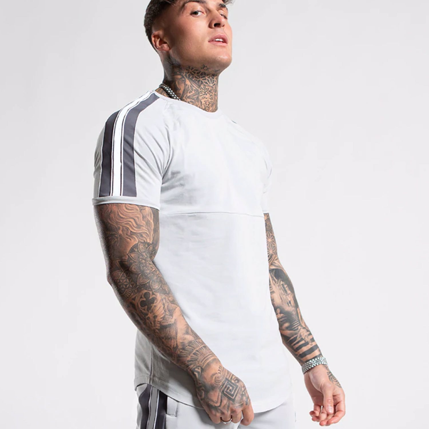 Quality Wholesale Manufacturer Sport Bodybuilding Man T-Shirt Short Sleeve Slim Fit Custom - view 10