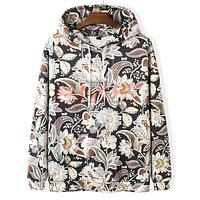 High Quality Men's Long Sleeve Custom Puff Printed Pullover Cotton French Terry sublimation Hoodie