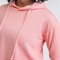 Women Crop Tops Hoodies Light Pink CTH03