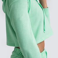 Women Crop Tops Hoodies Neon Green CTH04