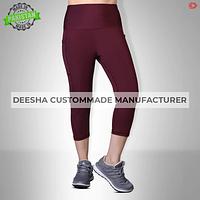K6 Lifestyle High Wasited Capri Leggings