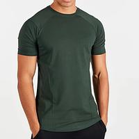 OEM Wholesale 95% Cotton 5% Elastane Men's Slim Fit Tee Shirt