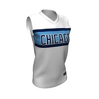Softball V Neck Sleeveless Jerseys Chicago VNSJ-01