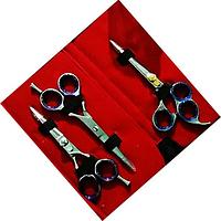 Professional Adjustable Screw Tijeras 6 inch Hair Cutting Thinning Shears Hairdressing Scissors Set