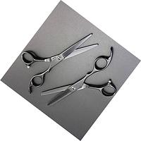 Full Polish Matching Shear & Thinner Beauty Stainless steel swivel  ring Fix Finger Rest