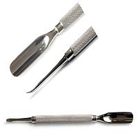 Cuticle Nail Pusher Nail Polish Remove Nail Cuticle Pusher Stainless Steel Double End Cuticle Pusher