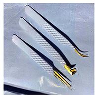 Bend nose Beauty Eyelash Tweezers Makeup Eye Lash Tweezers Extension Tools False Eyelashes Tweezers