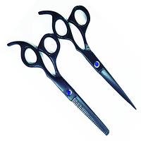 Stainless steel Rose Gold Dog Grooming Scissors Set Curved Chunkier Thinning Pet Scissors for pets