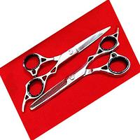 high Stainless steel Rose Gold Dog Grooming Scissors Set Curved Chunkier Thinning Pet Scissors 