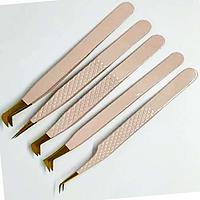 Eyelash Tweezer fiber tip tweezer set lash extensions accessories eyelash tools Tweezers Eye Lash