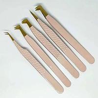 Eyelash Tweezer fiber tip tweezer set lash extensions accessories eyelash tools Tweezers Eye Lash