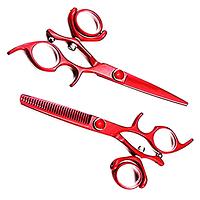 Right Swivel Thumb Matching Shear & Thinner Beauty Stainless steel swivel Thumb 360 rotatable ring 