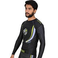 MMA Rash Guard full Sleeve Rash Guard OEM Sublimation printed High Quality BJJ Rash guard breathable