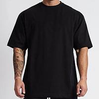 Customised dropshoulder T-shirt 220 gsm 95% cotton 5% elastane with custom design and logo. 