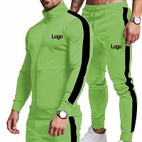 Custom Logo Men Stylish Sportswear 2 Piece Hoodie Tracksuits
