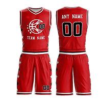 Plus Size Best Selling Men Fashion Basketball Uniform Set Top Quality