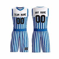 Durable Material Polyester Made Slim Fit Men Basketball Uniform