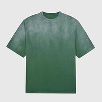 Custom Wholesale Mens Shirts Drop Shoulder Designer acid wash t shirt