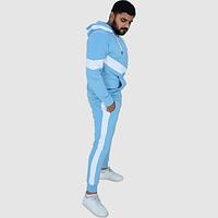 Custom Design Men's Knitted Tracksuit Sublimation Fashion Slim Fit with Sleeve  Panel Print OEM 