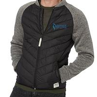  High Quality Customised Slim Fit Puffer Jackets With Arms In Fleece Fabric With Functional Pockets 
