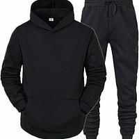 Mens Tracksuit 2 Piece ,Jogging With Long Sleeve Pullover Hoodies Casual Sweatsuit Sets for Men