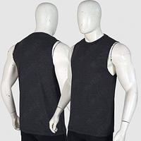 Tailored sleeveless t-shirt tank top: soft, breathable fabric, custom design for ultimate comfort.